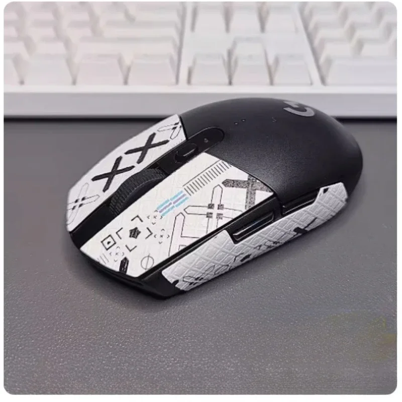 Фото Logitech(G) G304 G102 лента для захвата мыши, скейт, наклейка ручной работы, нескользящая наклейка из кожи ящерицы, противоскользящая наклейка без мыши №5