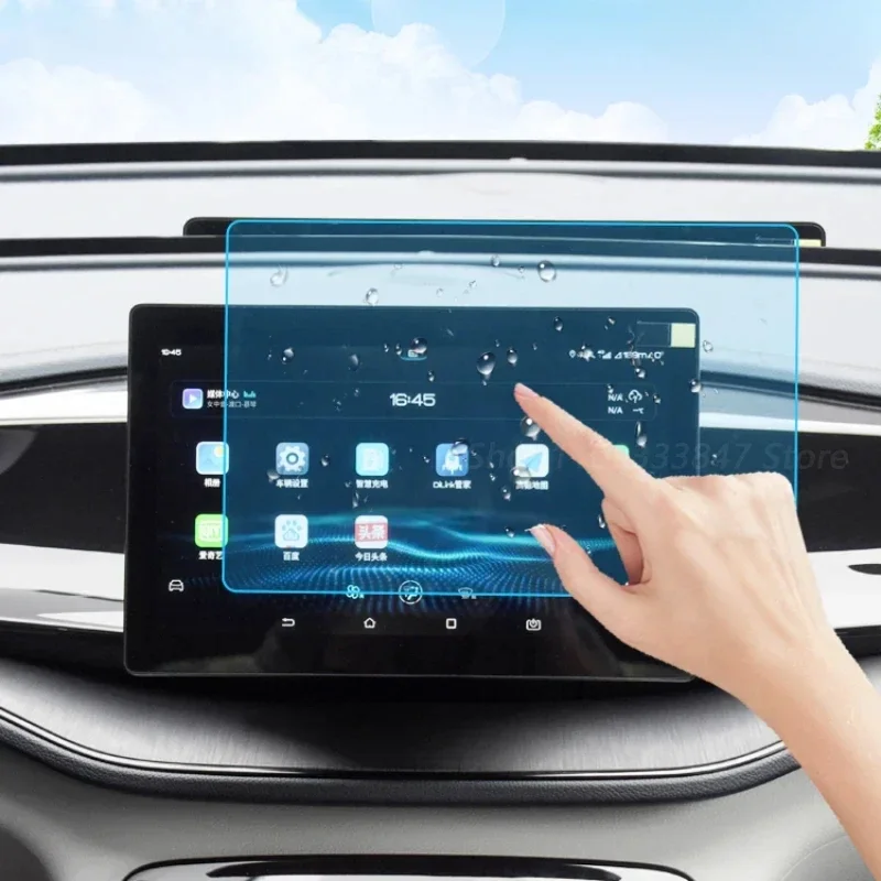 Фото Закаленная пленка для автомобильной навигации BYD QIN PLUS DMI/EV, Модифицированная Защита от царапин и Центрального управления, аксессуары для инструментов №5