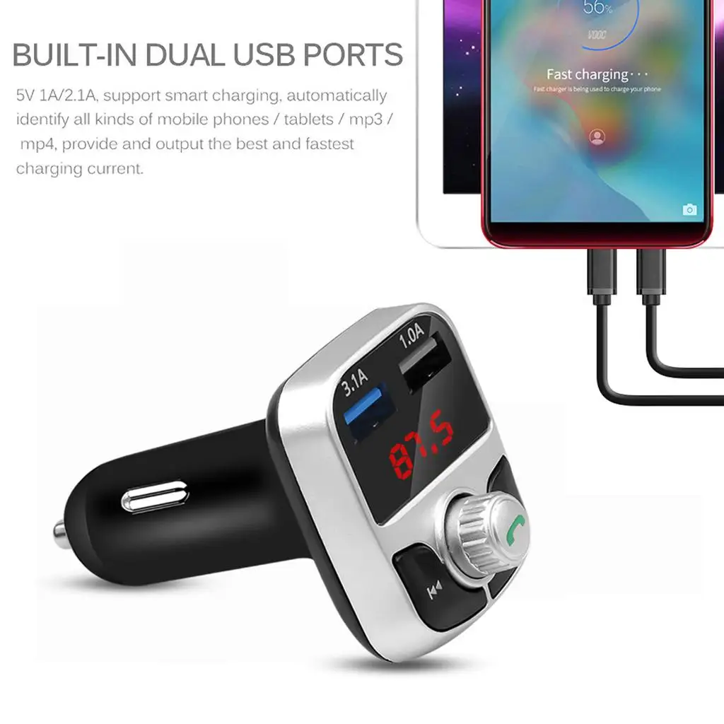 Magideal, беспроводной Bluetooth, автомат, Fm, MP3, Usb, ЖК-дисплей