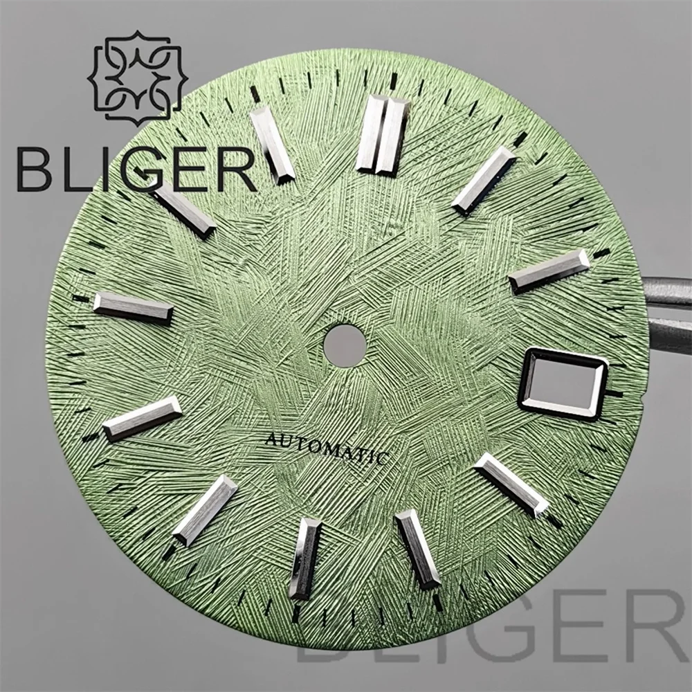 BLIGER 29 мм индивидуальный логотип с текстурой, циферблат часов Sakura, розовый ледяной синий циферблат для часов NH34 NH35, модифицированные детали механизма (art.: 3920d0f13ee83) - 3920d0f13ee83