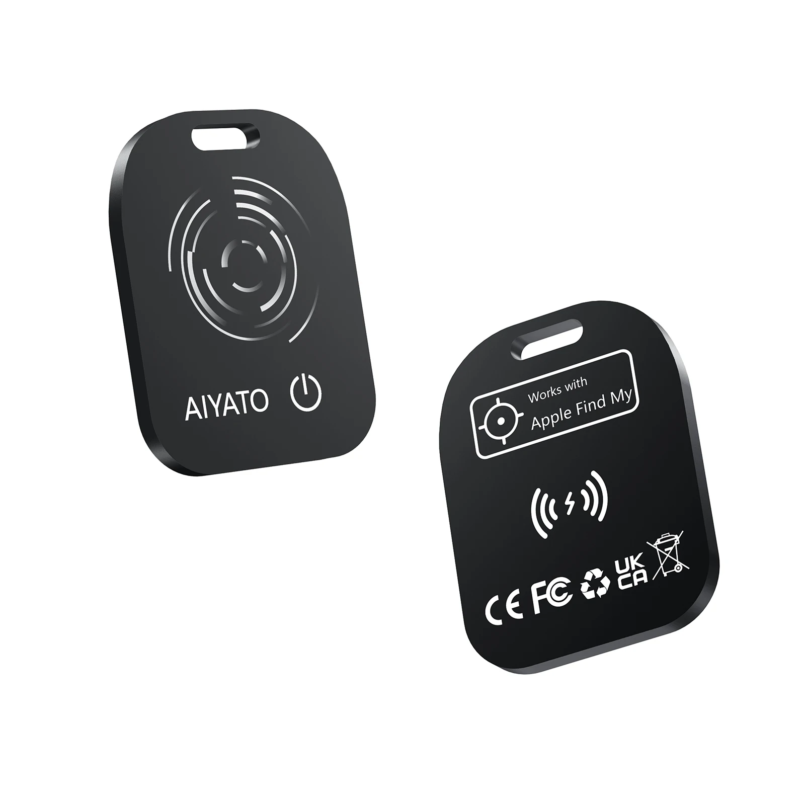 Мини-кошелек Bluetooth-трекер для домашних животных, беспроводная зарядка, работает с Apple Find My (только iOS), IP68, водонепроницаемый трекер предметов