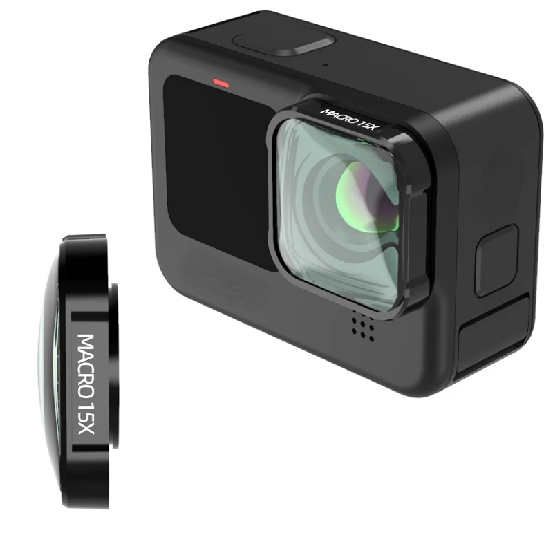 Macro 15X HD фильтр объектива для Gopro Hero 11 10 9 Black Action Camera Accessories