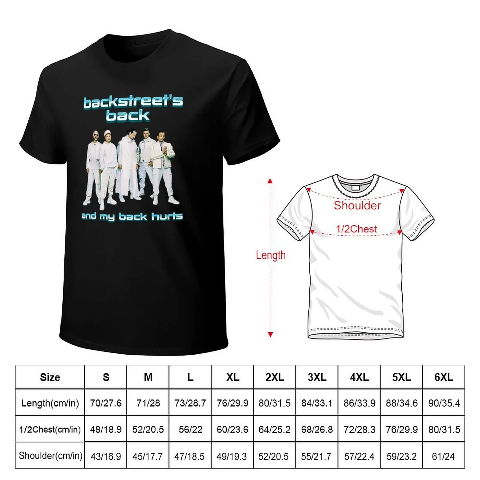Назад и моя спина Боли, Sphere Millennium Tour 2025, Funny Millennial Boyband, мем 90-х годов, BSB, футболка Backstreetboys (art.: 3920d07e2fcdf) - 3920d07e2fcdf