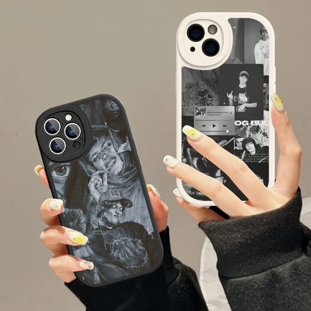 Чехол для телефона Og Buda, российский рэпер, жесткий кожаный чехол для iPhone 16, 15, 14, 13, 12, Mini 11 14 Pro Max Xs X Xr 7, 8 Plus Fundas