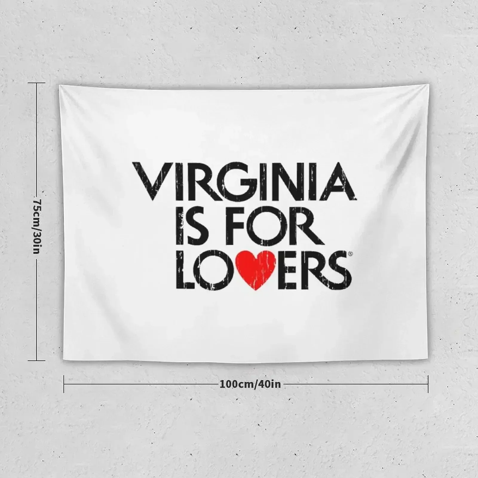 Фото Футболка Virginia Is For Lovers, идея для влюбленных, гобелен, украшение для комнаты, украшение для комнаты, гобелен для комнаты №2