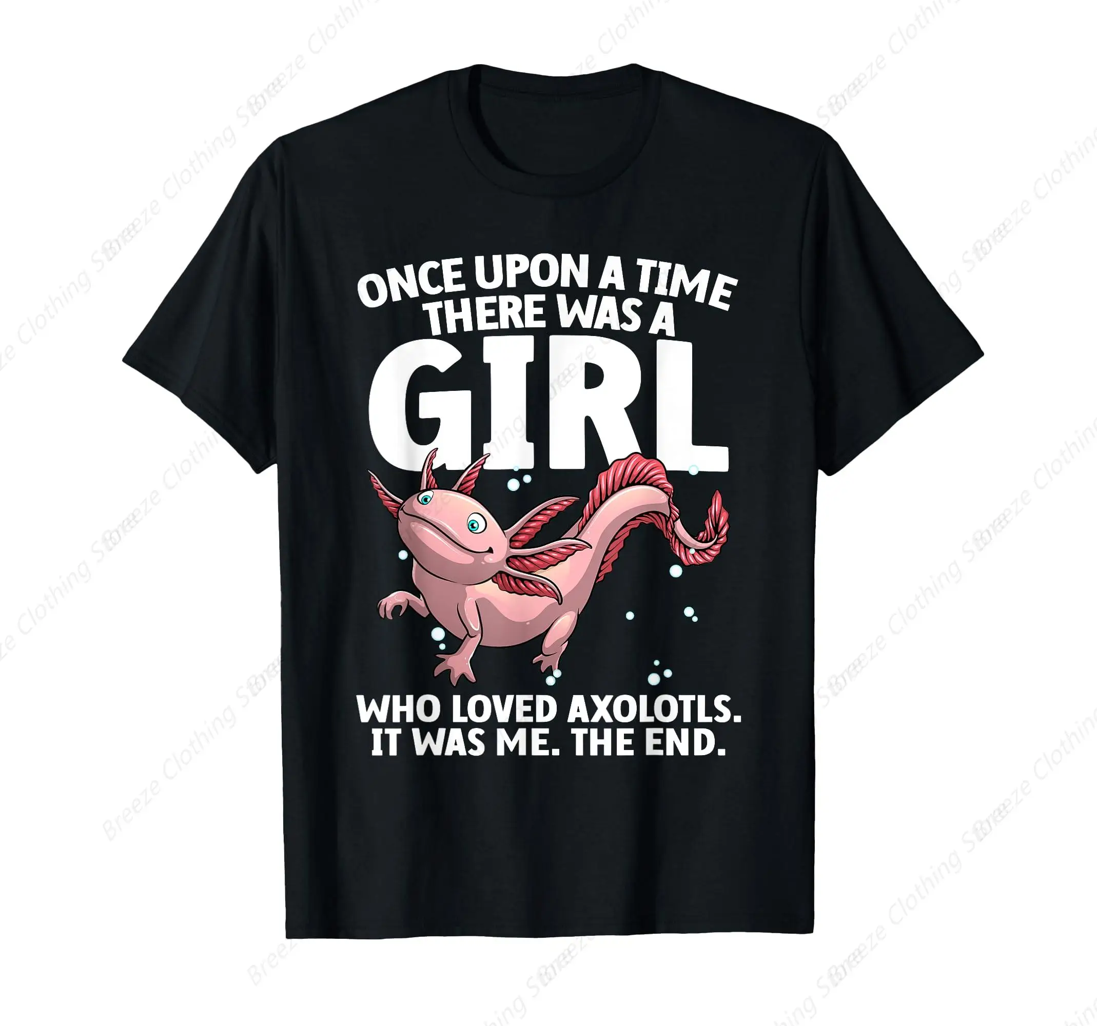 Крутая футболка Axolotl Art для женщин и девочек Salamander Axolotl Lover