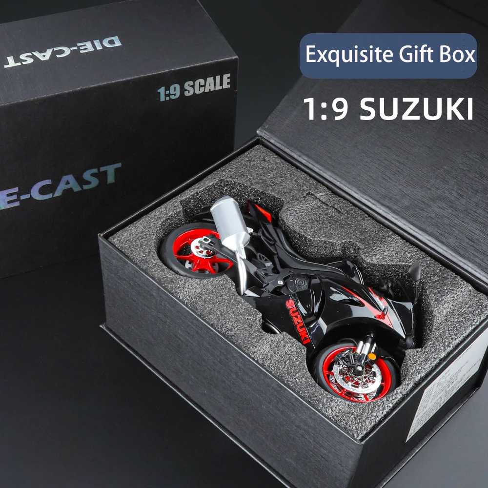 Фото Модель мотоцикла Suzuki Hayabusa, модель внедорожника из сплава 1/9 №4
