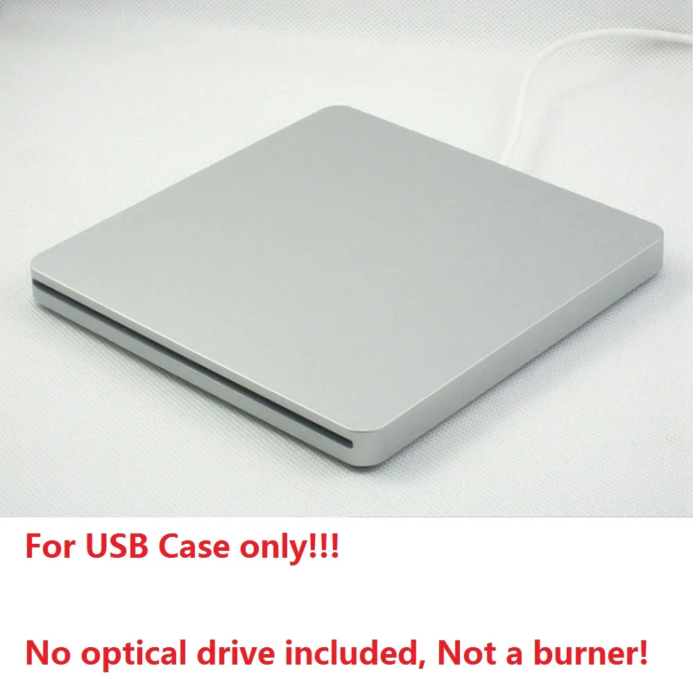 Внешний корпус USB 2.0, лоток для Mac Bookpro iMac, слот IDE, 9,5 мм, 12,7 мм, оптический привод Superdrive ODD Хранение данных