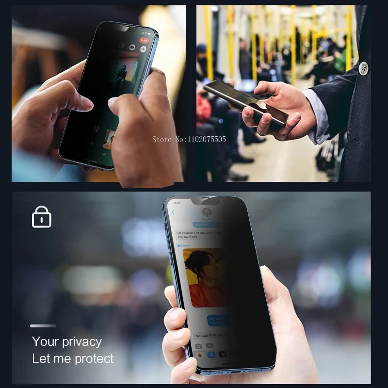 Фото 2 шт. антишпионское Защитное стекло для Samsung Galaxy Note 10 S10 S20 S21 Ultra S22 S23 Plus S8 9 10 PLUS №4