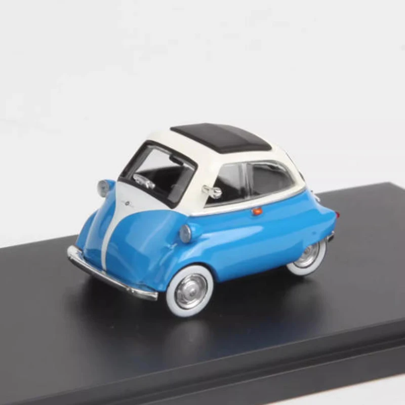 Фото Оригинальный масштаб 1/64, классический сплав Isetta, имитация модели автомобиля, статическая коллекция, украшенные праздничные подарки, игрушки №3