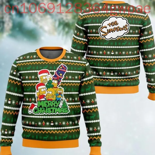 Fa-La-La-La Futurama Ugly Christmas Men Sweater Futurama Sitcom Xmas Leela Bender Philip J. Fry Персонаж Санта-Клауса Подарок для