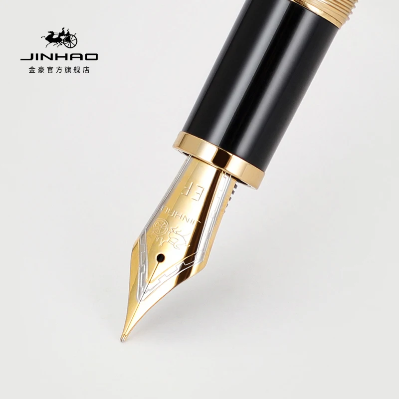 Ручка перьевая JINHAO 350, офисные и школьные принадлежности, подарок на день отца, ручки с чернилами в форме сыпи, роскошные канцелярские принадлежности