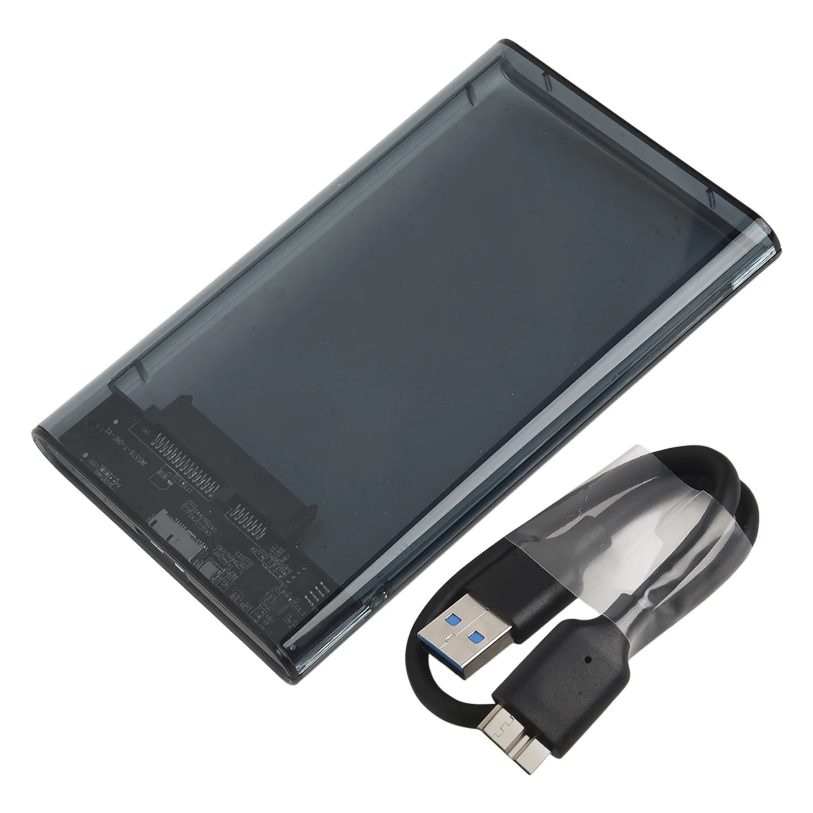 1 корпус для жесткого диска USB 3.0 Type C 2,5 дюйма для внешнего жесткого диска SATA HDD с скоростью передачи 5 Гбитс, прозрачные коробки для жесткого диска, инструмент (art.: 3920cb489f9ca) - 3920cb489f9ca