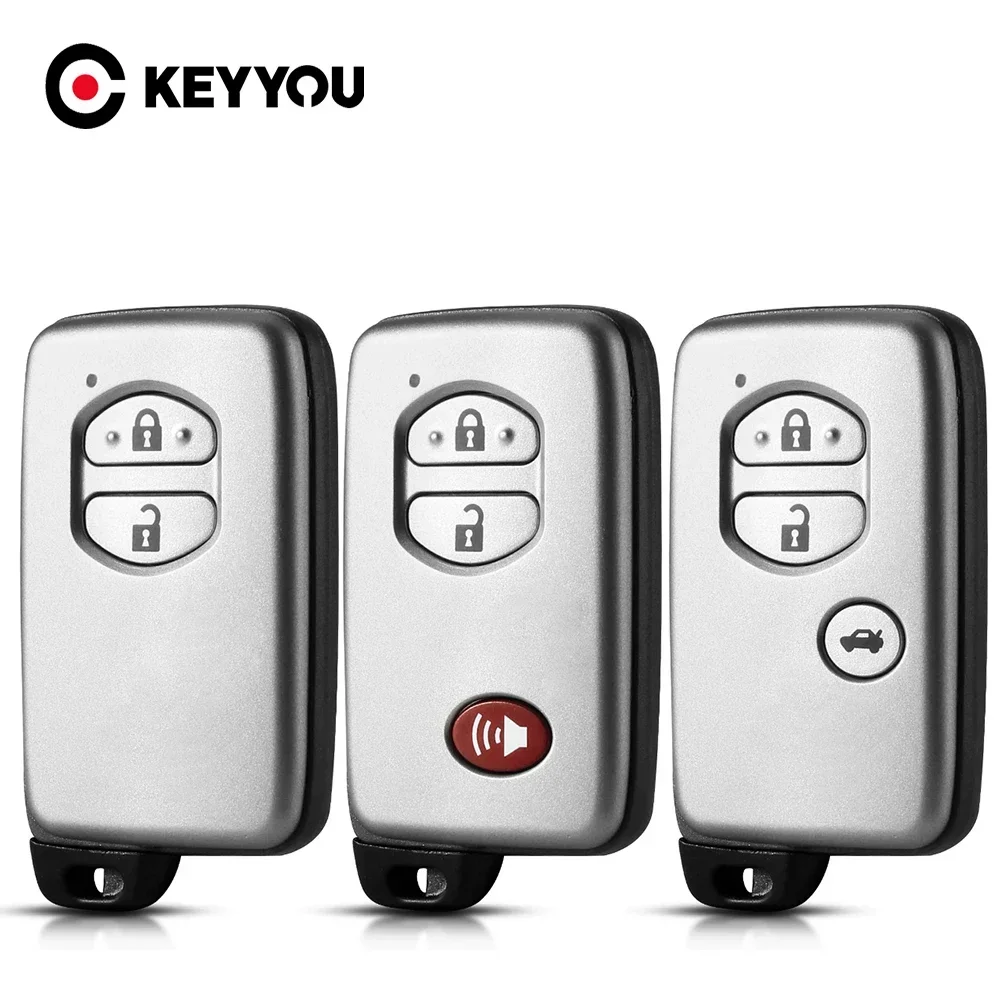 Смарт-ключ KEYYOU, дистанционный брелок для Toyota Aurion Avalon Landcruiser Camry Highlander RAV4