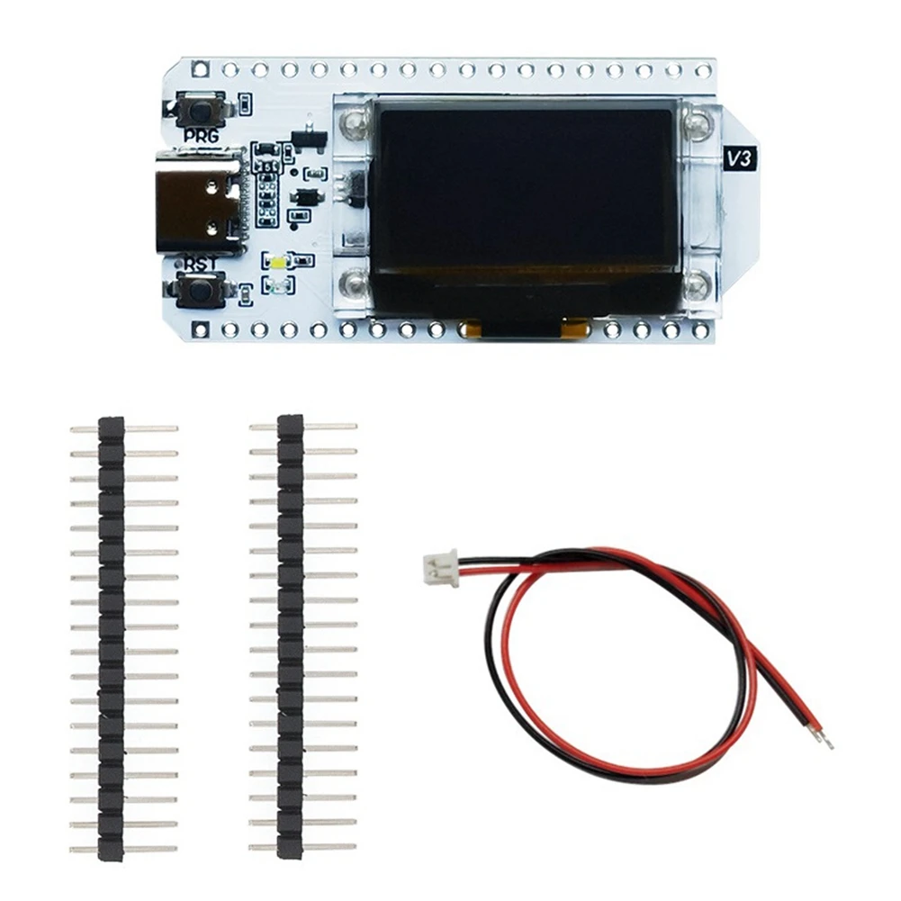 H ELTEC AUTOMATION WIFI ESP32 WiFi Kit 32 V3 Макетная плата 0,96-дюймовый синий OLED-дисплей Интернет вещей для архивов