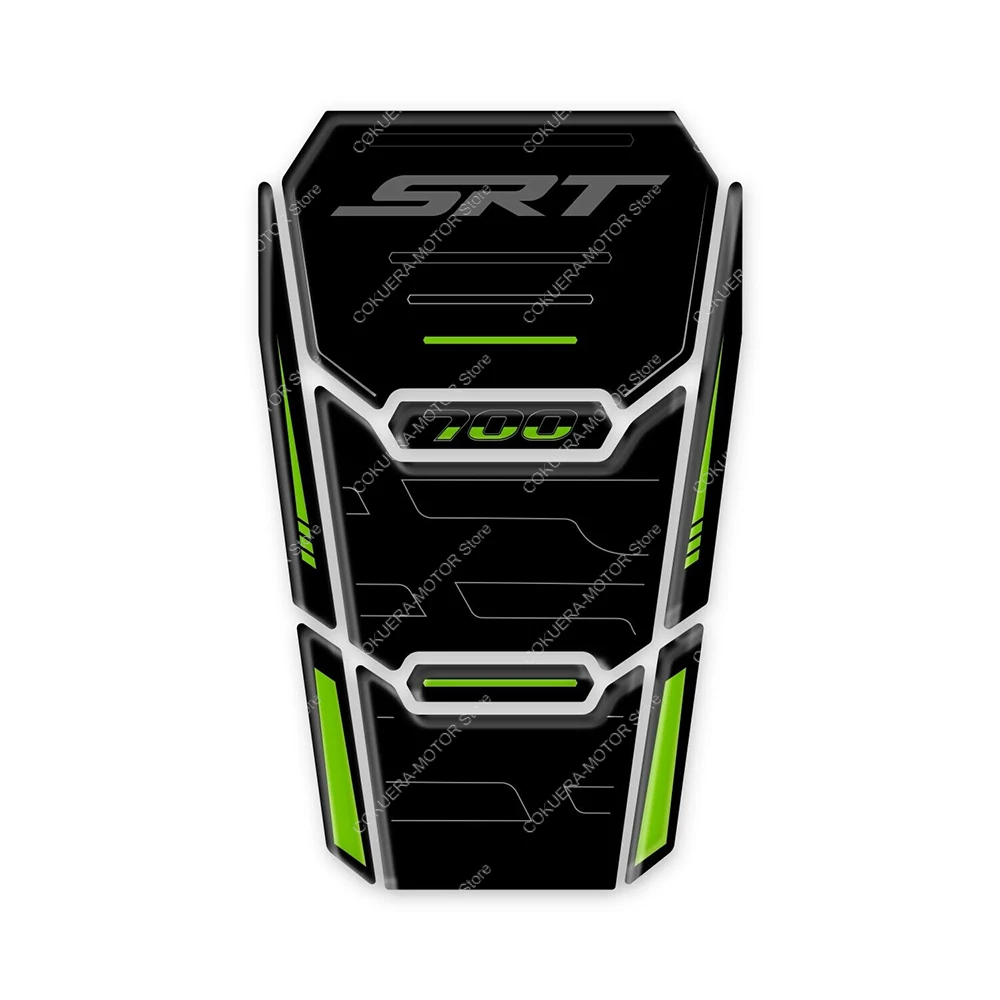 Для QJ Motor SRT 700X2024 мотоциклетная наклейка на топливный бак 3D наклейка из эпоксидной смолы противоскользящие защитные наклейки