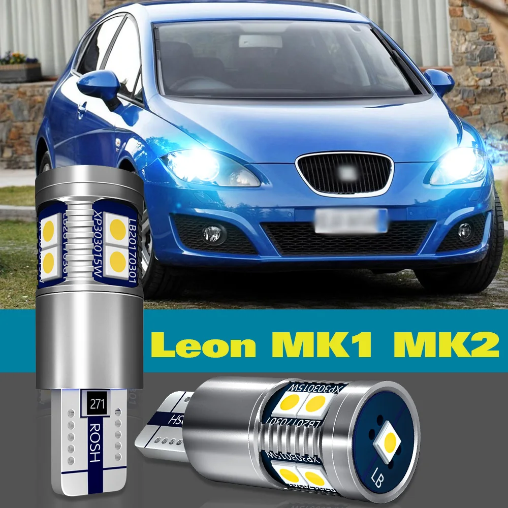 Парковочная фонарь для Seat Leon 1 MK1 1 M 2 MK2 1P аксессуары 1999-2012 2005 2006 2007 2008 2009 2010 2 шт.