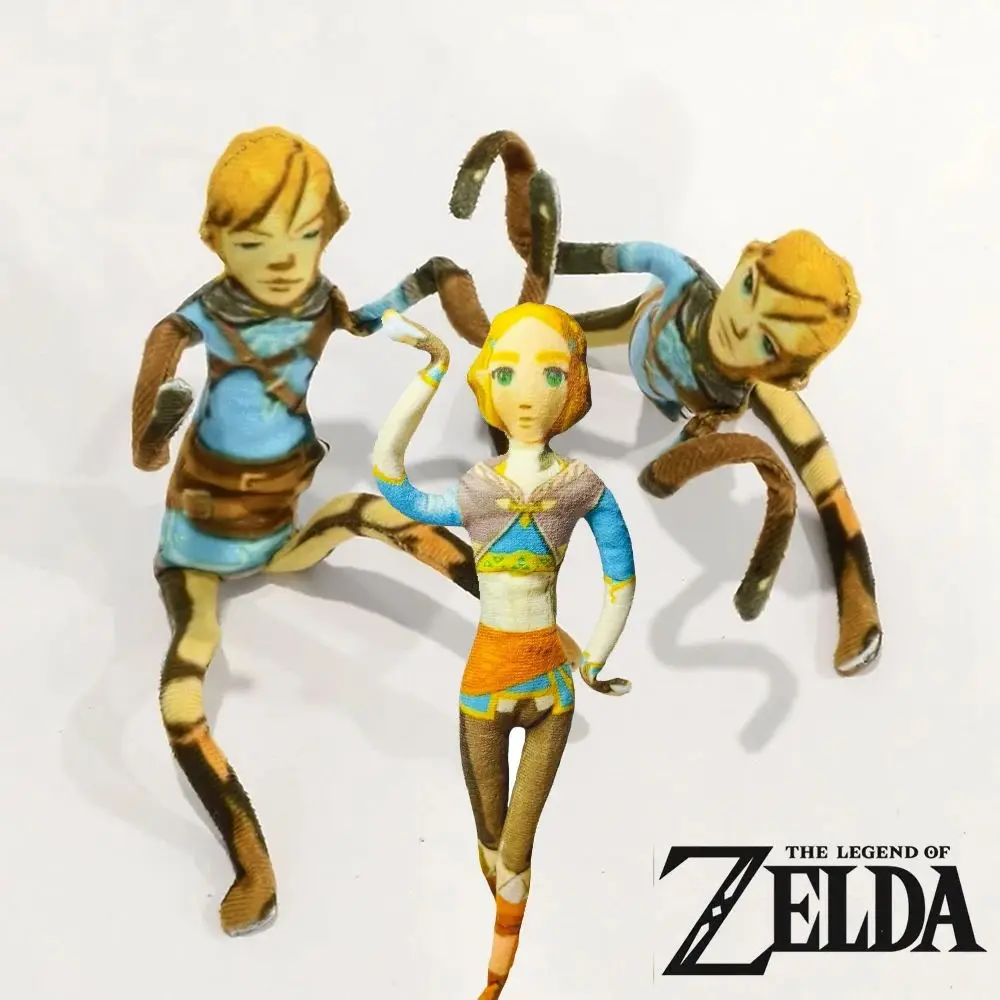 Куклы для косплея Zelda Link, плюшевая кукла, мягкая фигурка с гибкими конечностими для декора игровой комнаты, женские и мужские рождественские подарки