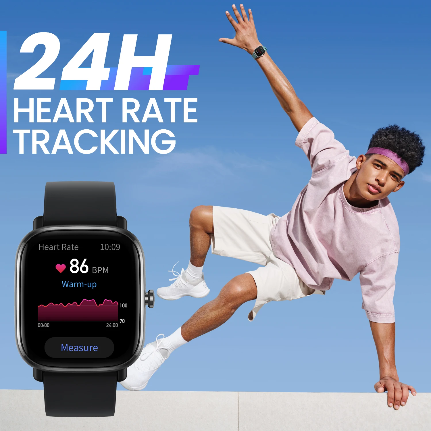 часы мужские наручные Смарт-часы Amazfit GTS 2 мужские с поддержкой Bluetooth и мониторингом сна смарт часы мужские (art.: 3920c11650fcc) - 3920c11650fcc