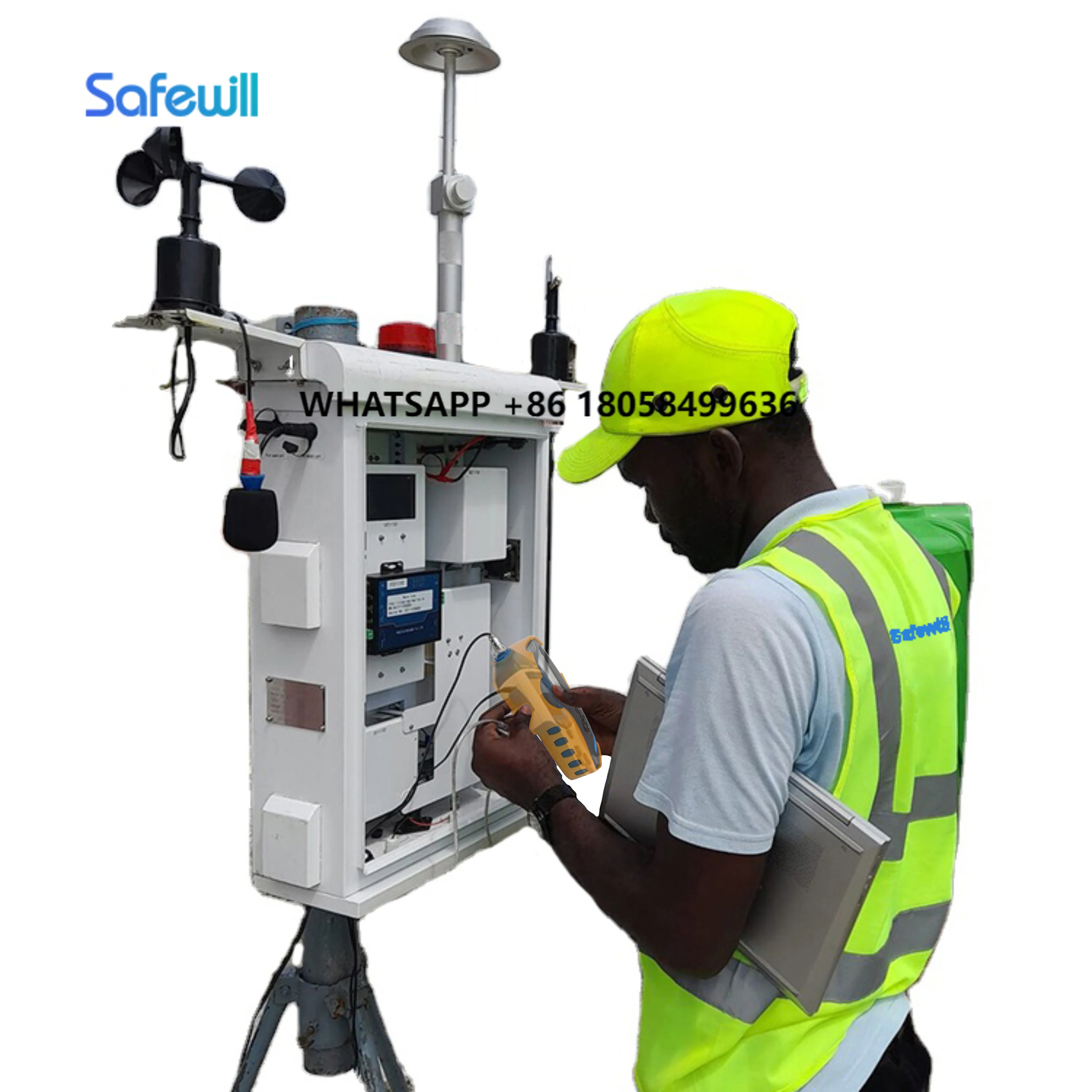 Safewill Smart Farm Agriculture Sensors Метеостанция наружного метеорологического мониторинга 4G с MODBUS-RTU