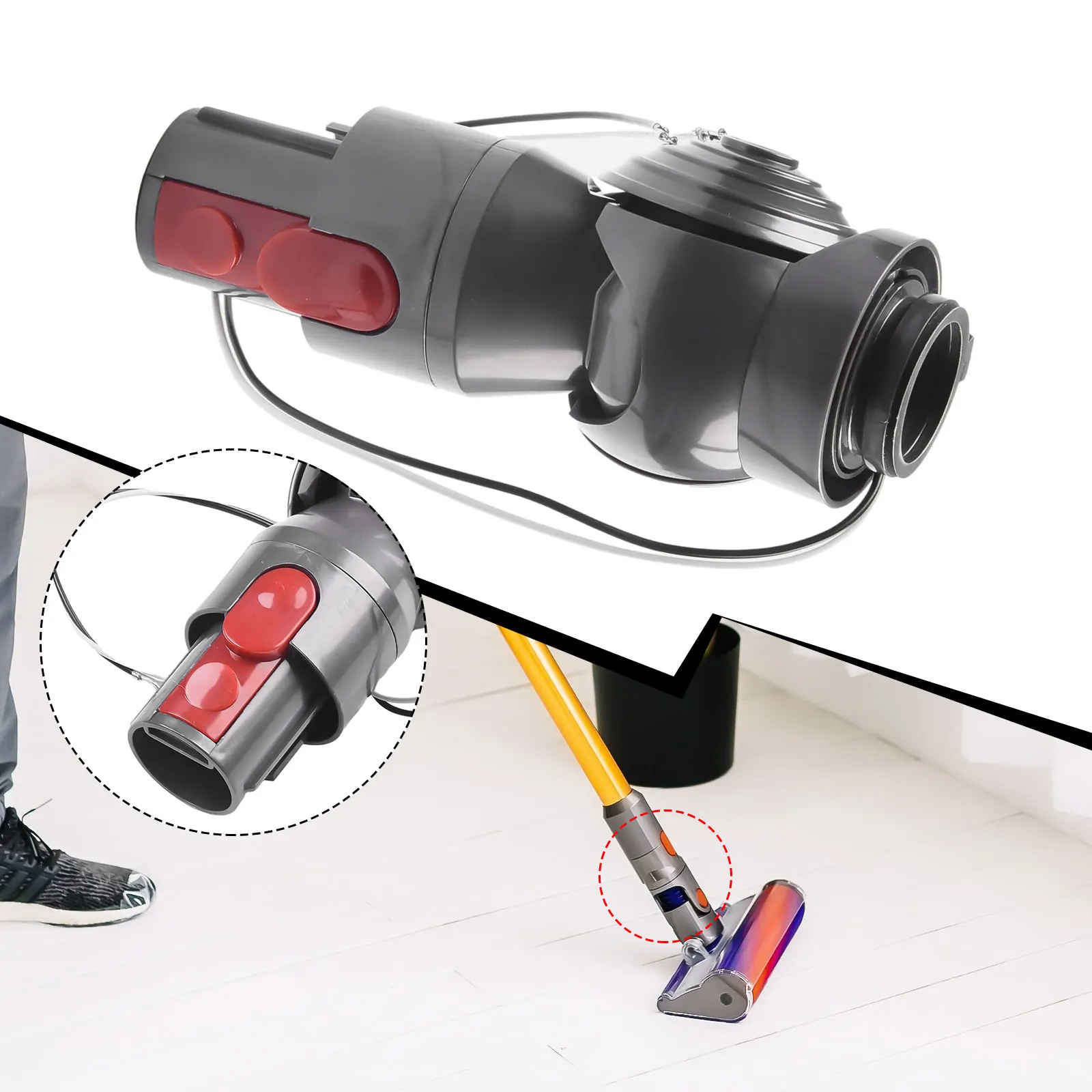 Щетка для пылесоса Dyson V8 V10, сменный эффективный пылесос с прямым приводом и разъемом для пола, простая установка