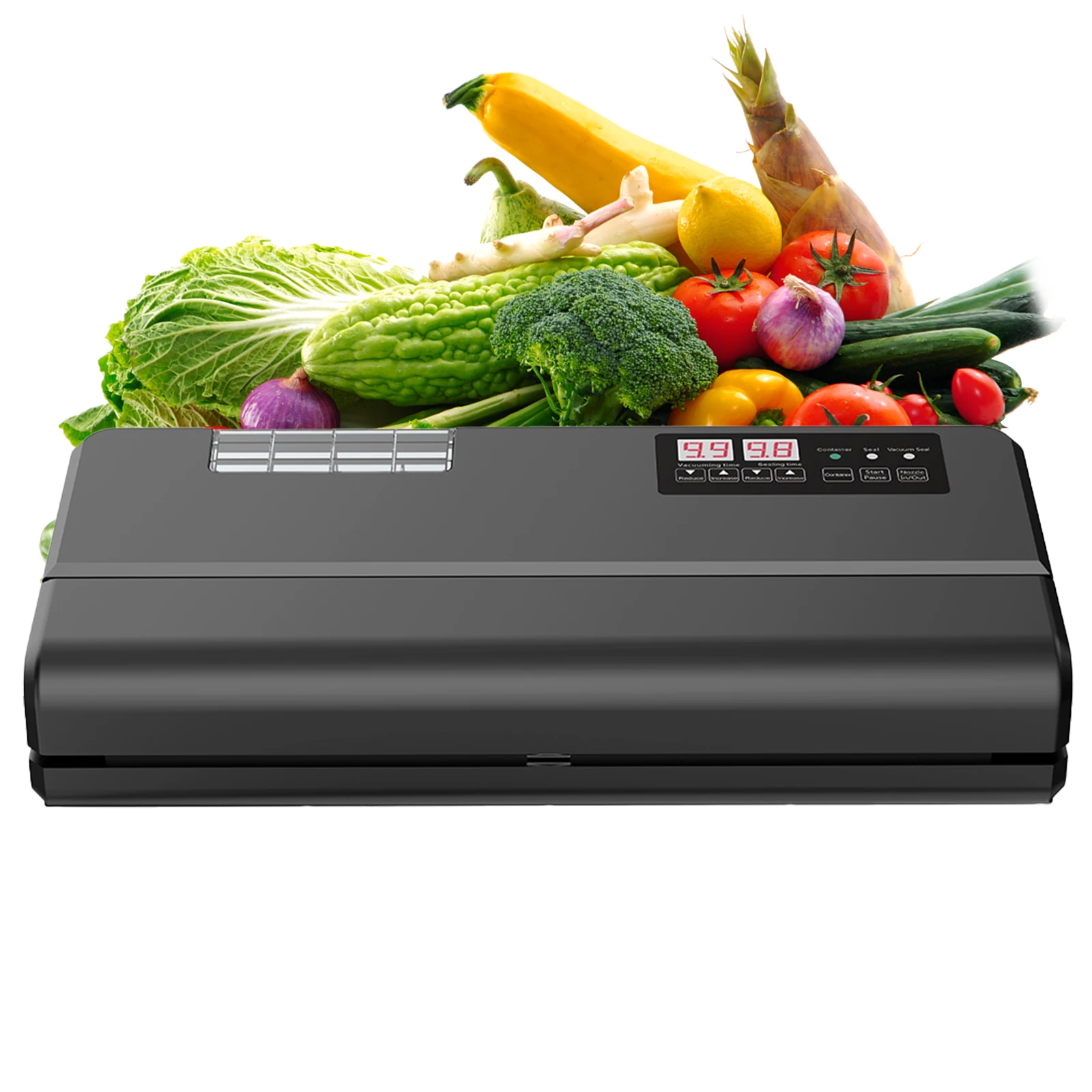 Бытовая машина для запайки пищевых продуктов ShineYe P-400, ширина запайщика 40 см, домашний вакуумный упаковщик