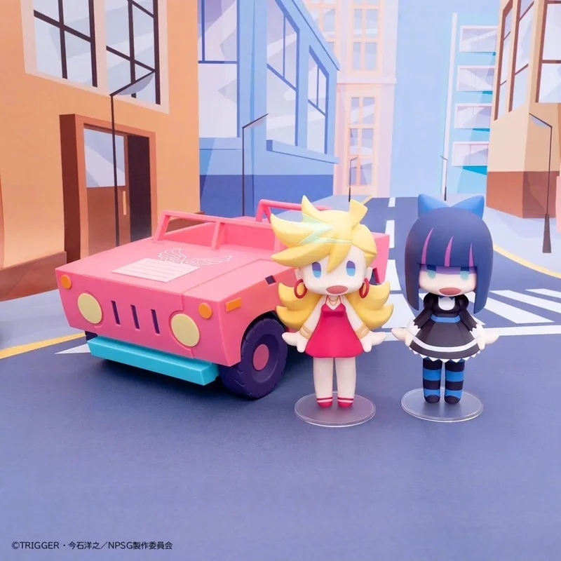 Подлинная Gsc Hello! Трусики и чулки с подвязками, трусики, чулки, розовый автомобиль, Q-версия, фигурка, хиппер, украшения, подарок для ребенка