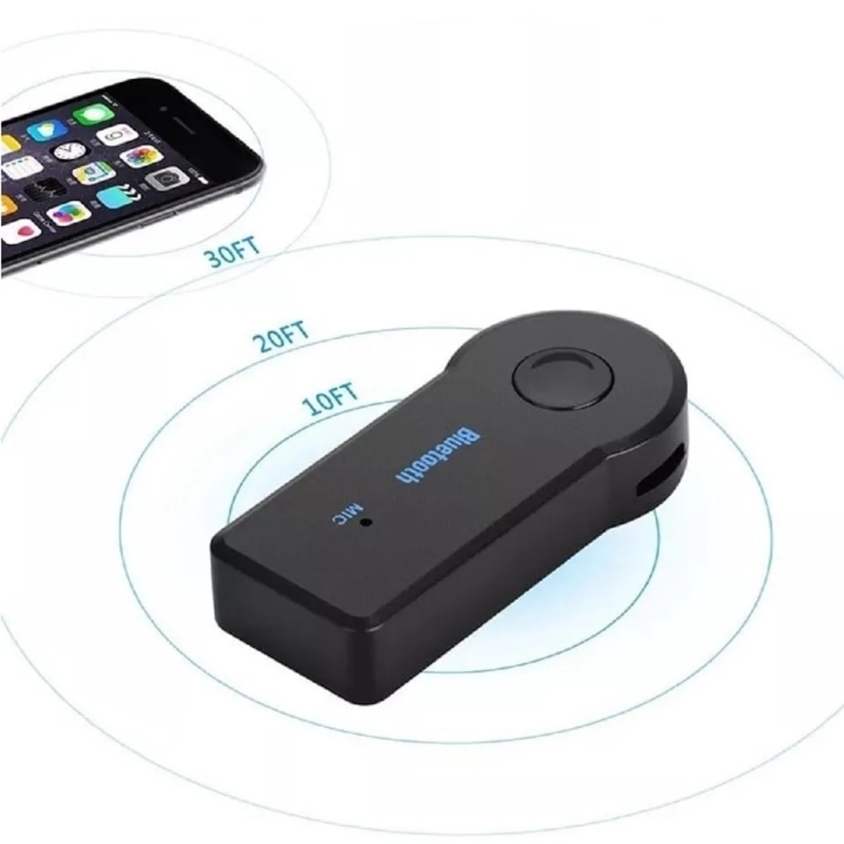 Фото Беспроводной автомобильный Bluetooth-приемник-адаптер P2, звук музыки, 3,5 мм для DAIHATSU Kopen Copen DN Trec Compagno U-Space D-base PICO №3