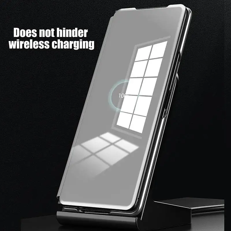 Чехол Sumsung S23 FE Flip Smart Mirror, кожаный чехол для Samsung Galaxy S23 FE, магнитная подставка для книги, чехол Samung S23FE S23 Faith (art.: 3920ca52d2305) - 3920ca52d2305