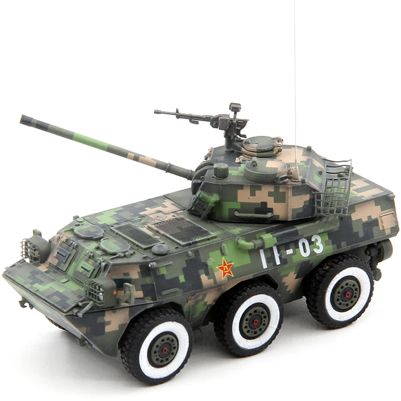 UNISTAR Китайский PLL05 Колесный штурмовой автомобиль 60-летие Военный парад Цифровой цветной танк