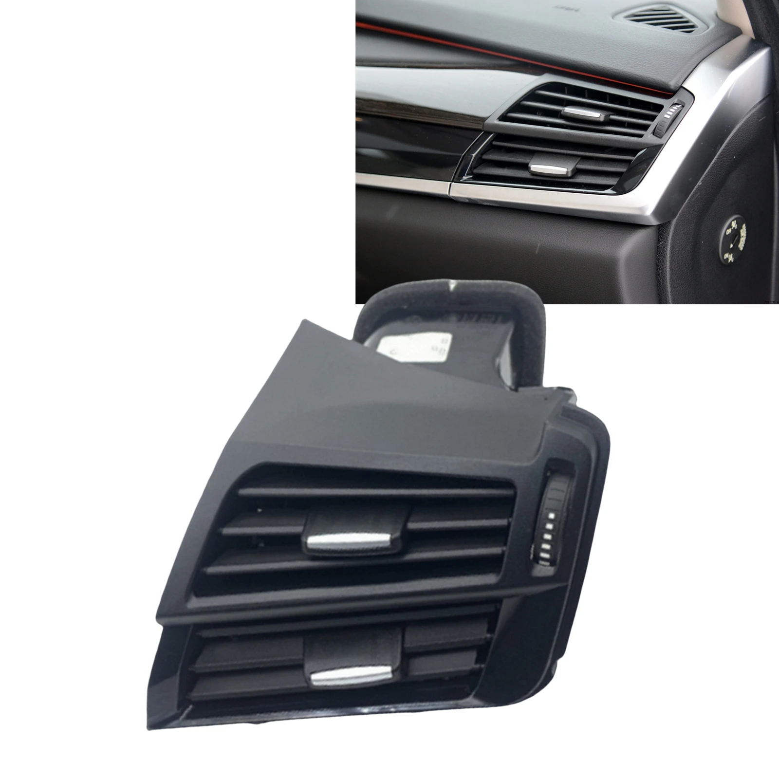 Для 2014-2018 BMW X5 F15 X6 F16 X5M F85 X6M F86 Передняя боковая вентиляционная решетка кондиционера в сборе Панель кондиционирования Выходная рамка Решетка