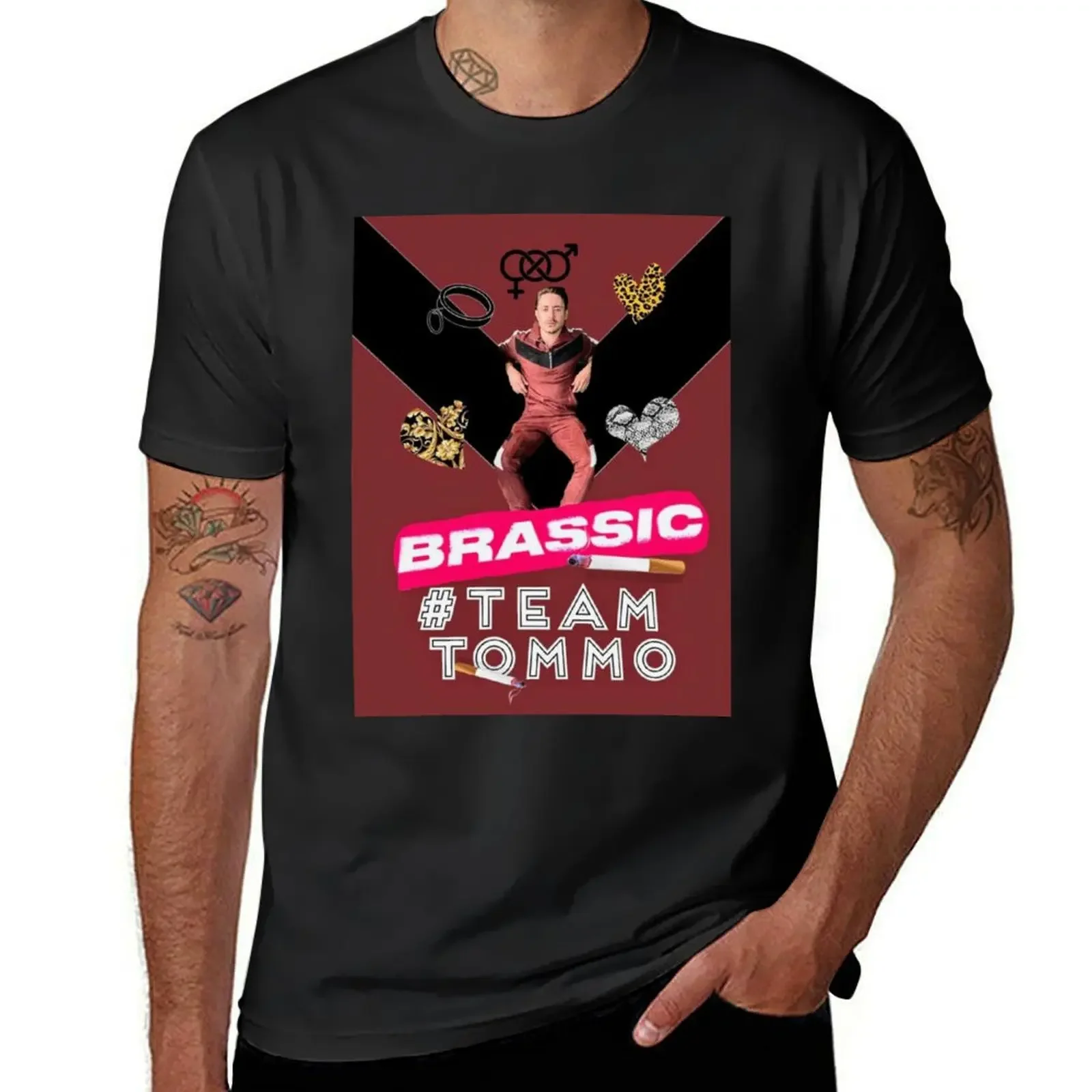 Brassic - Team Tommo футболка аниме аниме вещи футболки мужские футболки для мужчин с графикой