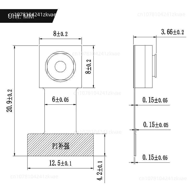 Фото Производитель Micro GC0308 sensor 300000 pixel QR-код распознавание оптического потока позиционирование модуль камеры №4