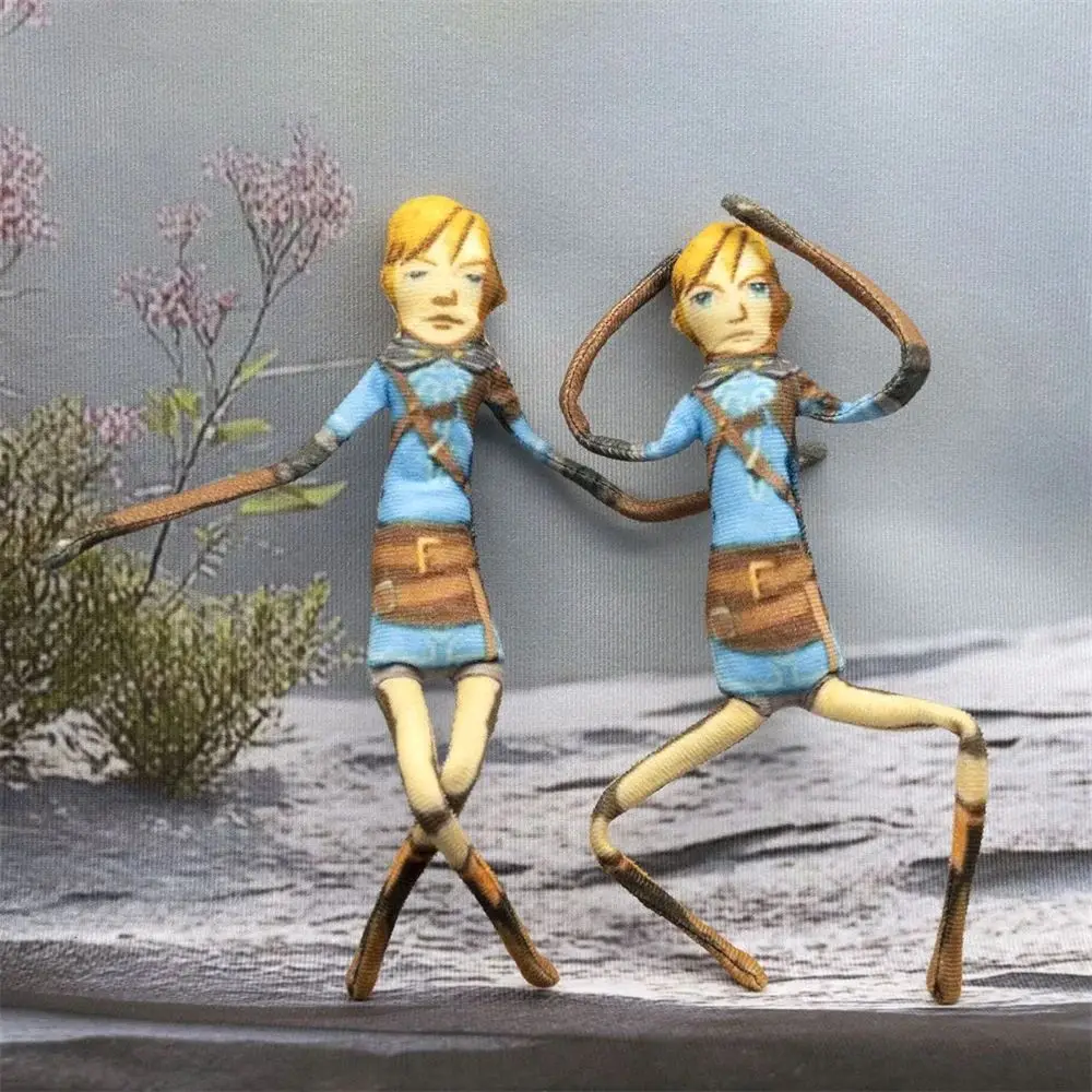 Фото Куклы для косплея Zelda Link, плюшевая кукла, мягкая фигурка с гибкими конечностими для декора игровой комнаты, женские и мужские рождественские подарки №5