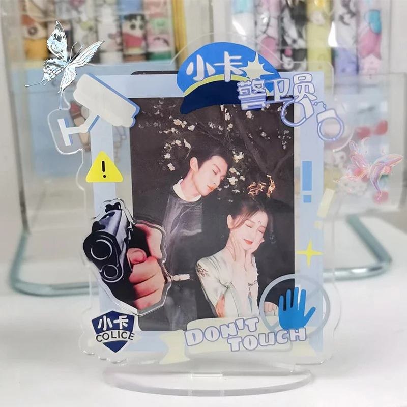 3-дюймовый держатель для фотокарт Kpop, держатель для фотокарт Idol, защитный чехол для маленьких карт, декоративная рамка для фотографий 8*10 см