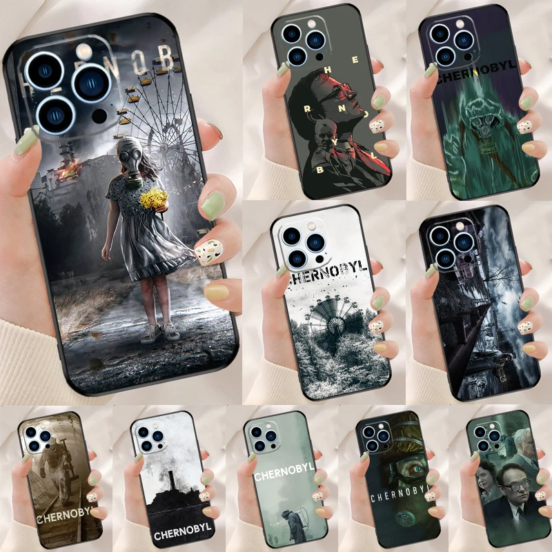 Чехол «Чернобыль» серии «ТВ» для iPhone 16 15 Pro Max 11 12 13 Mini 14 15 Pro Max 16 Plus XR 16e, задняя крышка для телефона