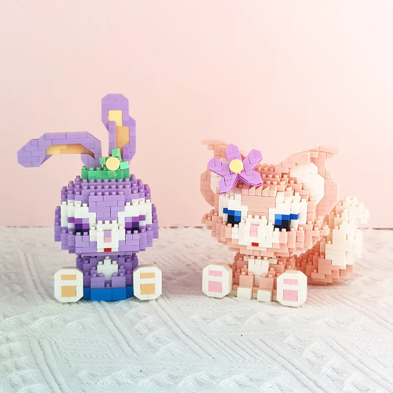 MINISO My Melody, совместимая с Lego, мультяшная кукла, микропарасти, строительные блоки, сборка головоломок, мультяшный мальчик и девочка