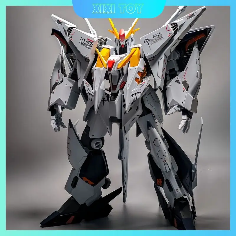 JUJIANG New XI общества RX-105 HG 1/144 Наборы моделей в сборе Коллекция Мех Аниме Фигурка Пластиковый орнамент Игрушки Робот Подарки