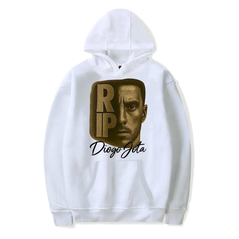 Фото Толстовка Diogo Jota Tribute Forever a Red Angel Tee RIP Jota 1996–2025 Merch Толстовка Мужчины Женщины Хип-хоп Спортивный пуловер Толстовка №2