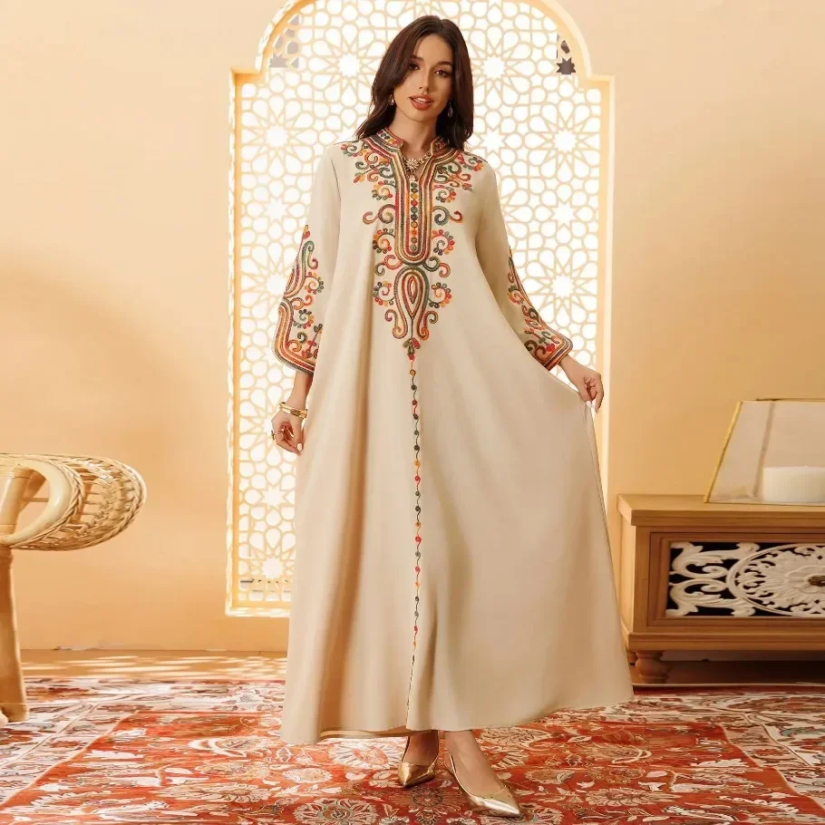 Фото Африканские платья по индивидуальному заказу для женщин Vetement Femme Dashiki Abaya Maxi Dress Африканская одежда Dashiki Ankara Dresses 2025 Spring S №2