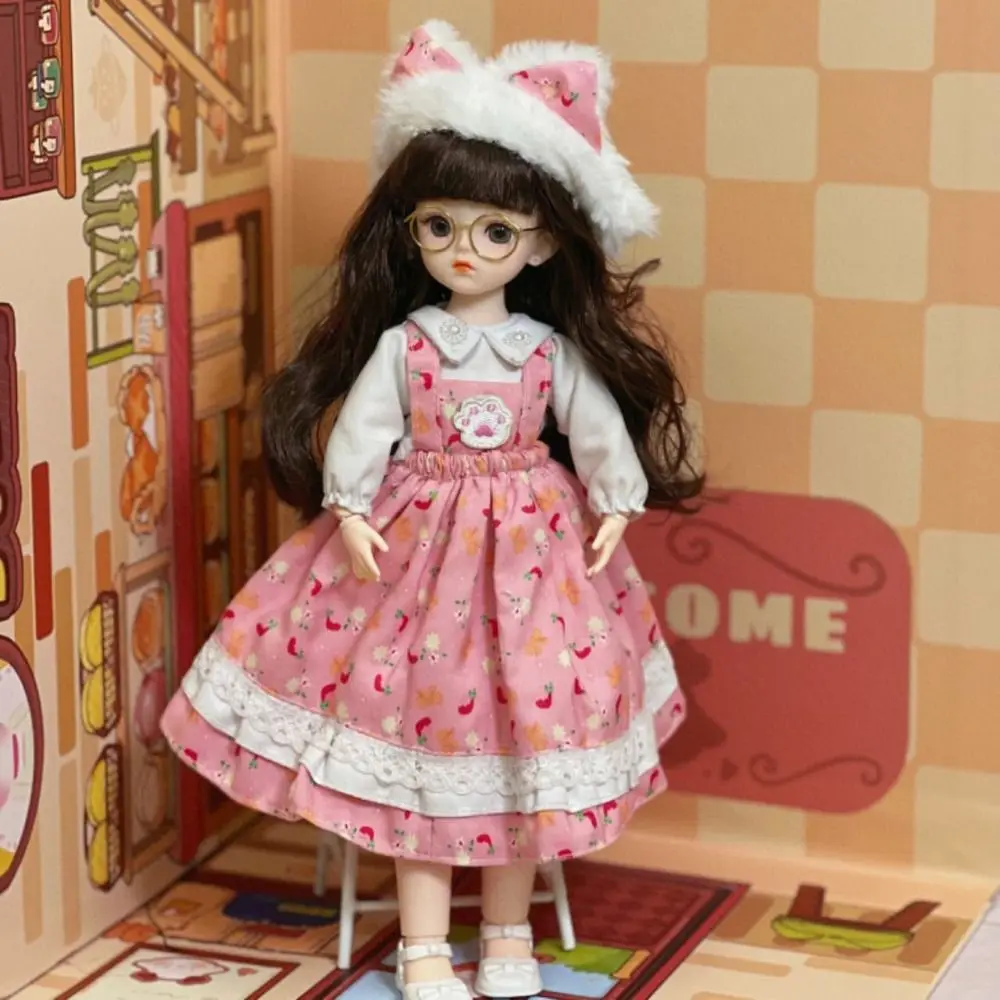 Фото 1/6 SD 30 см Bjd кукла с одеждой, длинные волосы, привлекательные глаза, платье принцессы, куклы с париком, элегантный макияж №4
