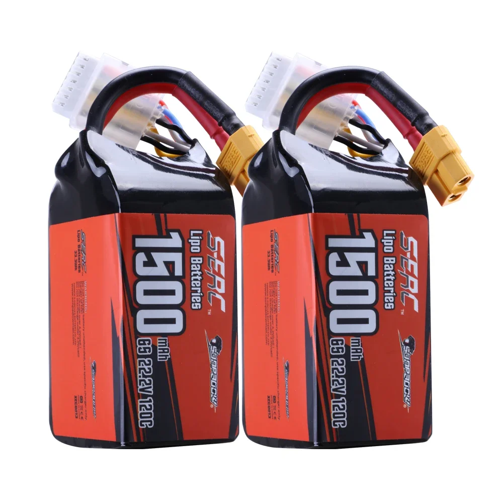 SIGP 6S Lipo Батарея 22,2 В 1500 мАч RC Батарея 120C Soft Pack с разъемом XT60 для RC FPV Квадрокоптера Самолета Вертолета Самолета