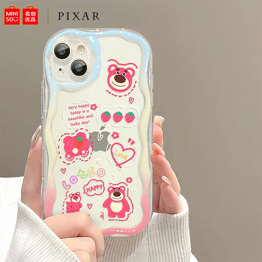 MINISO X LOTSO кремовый глянцевый масляный чехол для телефона Samsung Galaxy S24 Ultra S23 FE S22 S21 S20Plus FE
