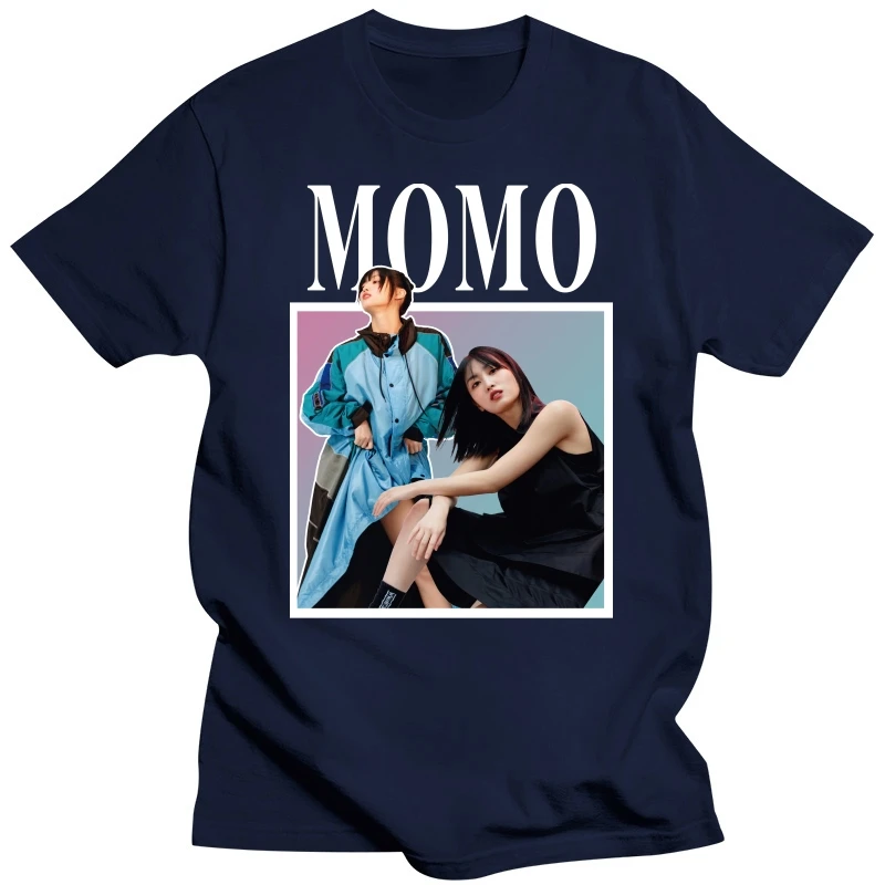 Фото Двойная KPOP футболка MOMO в винтажном стиле (несколько №2