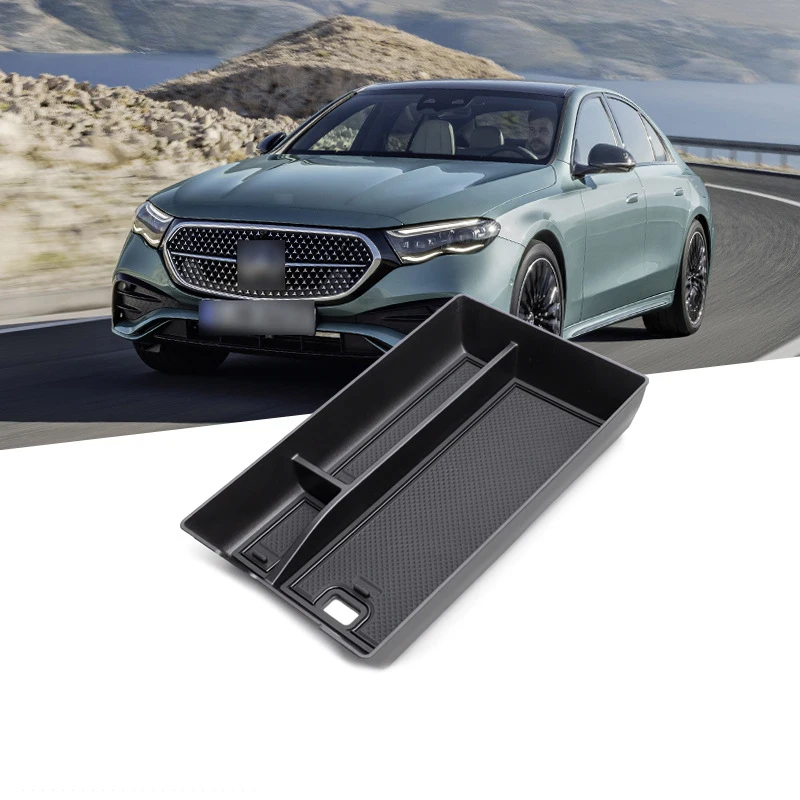 Для Mercedes Benz E Class W214 V214 E200 E260 E300 2024, подлокотник с центральным управлением, ящик для хранения, аксессуары для интерьера
