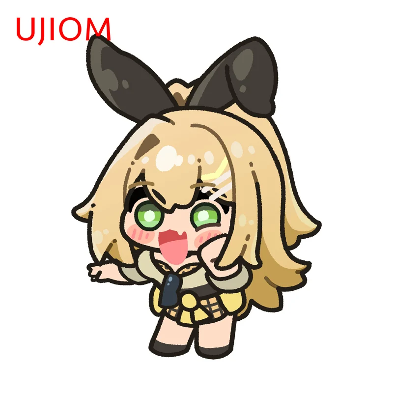 UJIOM Chibi персонаж видеоигр Рита стикер на стену кролик девушка игривая графика наклейка обои подходят для гладких поверхностей