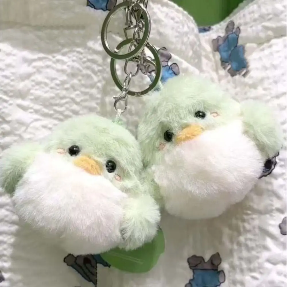 Мягкое животное JinYoung Jackson Bird Плюшевая подвеска BamBam Плюшевая кукла GOT7 Плюшевый брелок для ключей 8 см Птица Брелок для ключей для фанатов