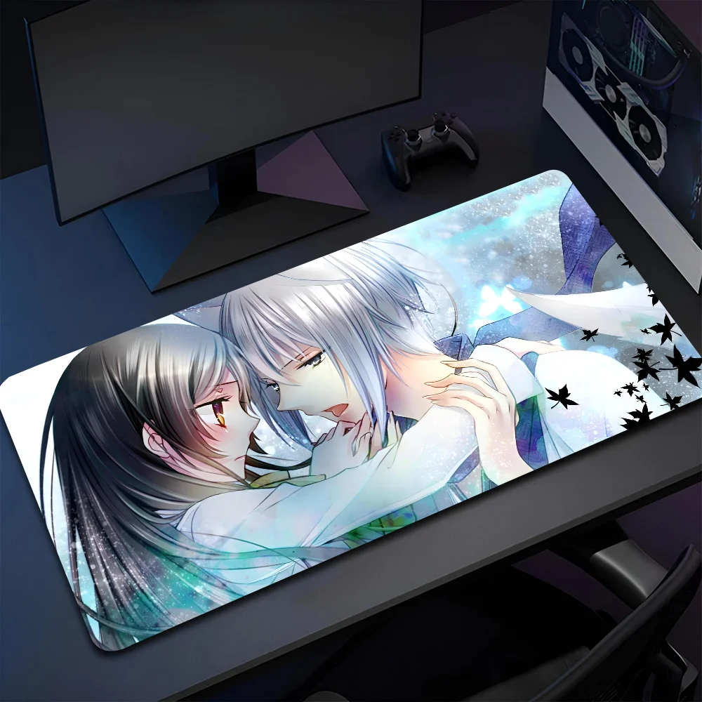 1 шт., нескользящий коврик для мыши в стиле аниме K-Kamisama L-Love, подходит для офисных компьютеров, ноутбуков, килимков для киберспорта, игровых настольных ковриков XXL, клавиатуры
