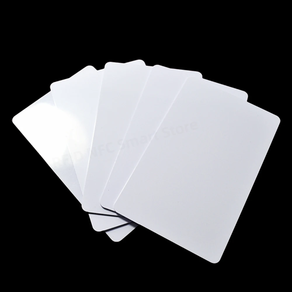 Чистая RFID карта 13,56 МГц, IC карты MF S50 Classic 1K M1, Бесконтактный Смарт 0,84 мм для системы контроля доступа ISO14443A 1024 байт