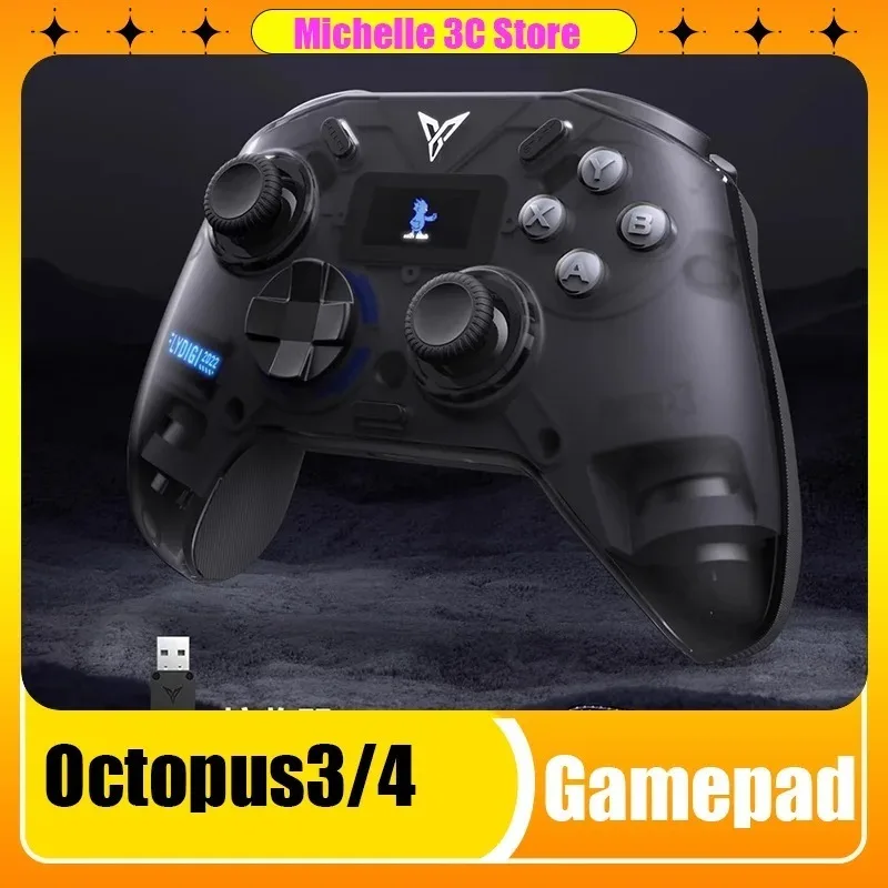 02 геймпад Xbox беспроводной мобильный компьютер ПК с датчиком парового движения NS Ios зарядка Магнитный трехрежимный цветной экран вибрация